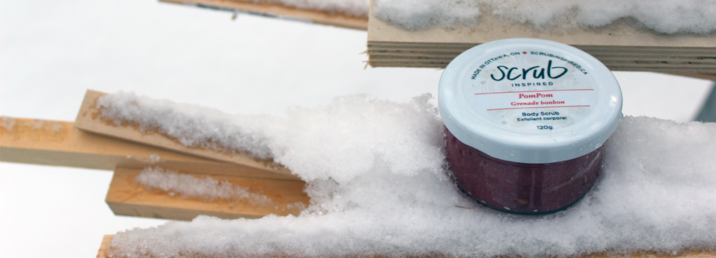 Winter Skincare Scrub Inspired